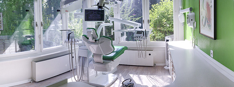 Orthodontie Lausanne, fauteuil de soin
